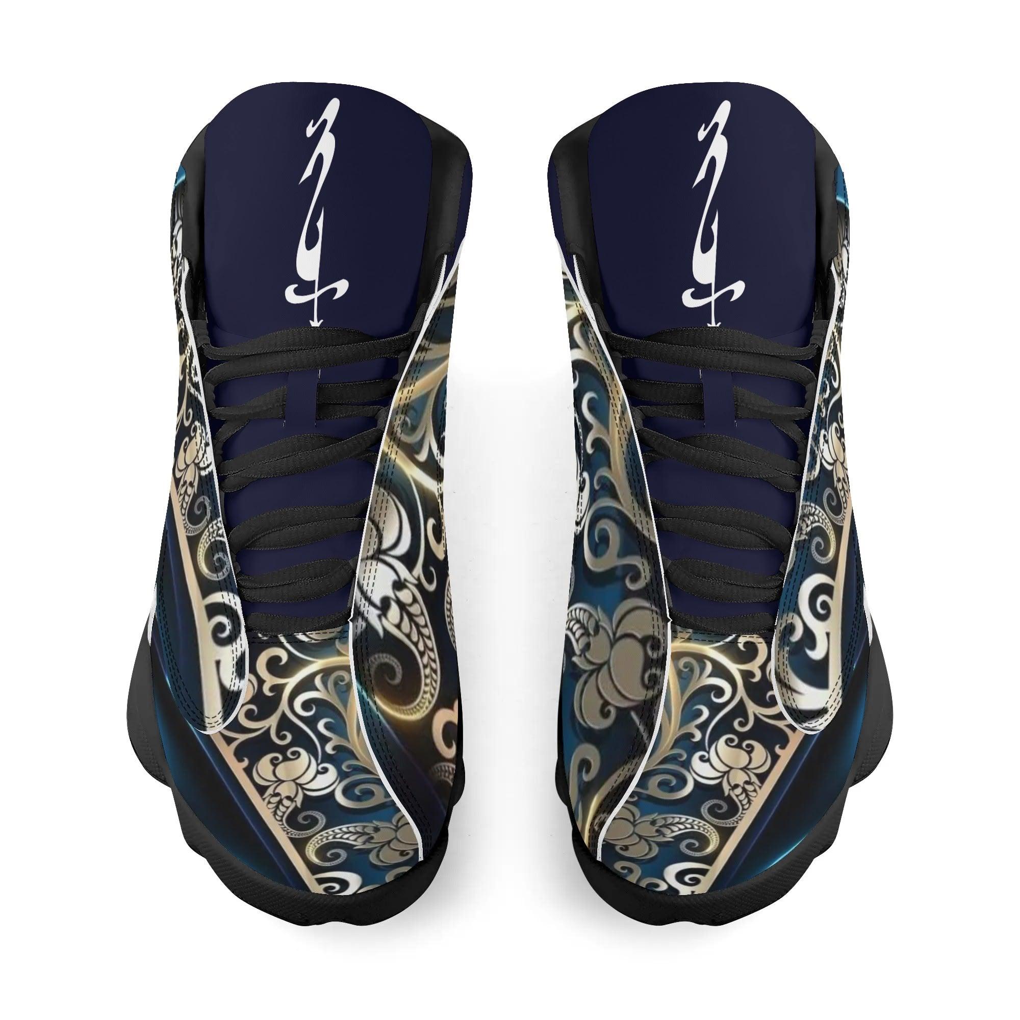 Men's Shoes White Black Outsole PU Leather Basketball Shoe - MES...Where