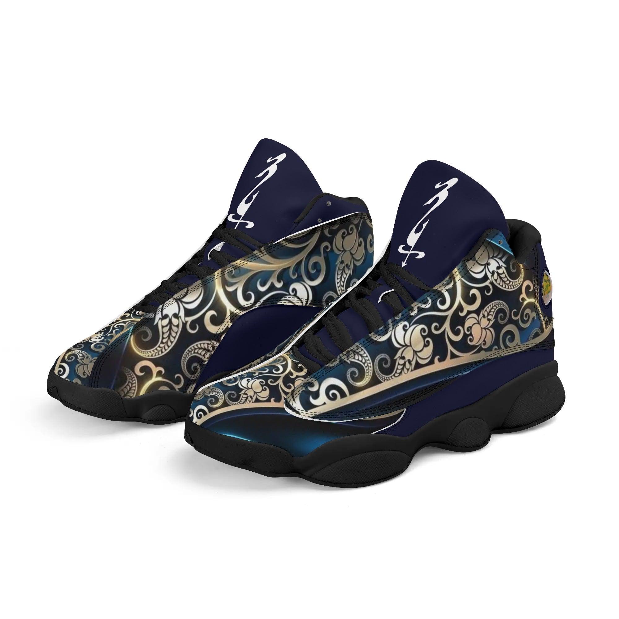 Men's Shoes White Black Outsole PU Leather Basketball Shoe - MES...Where