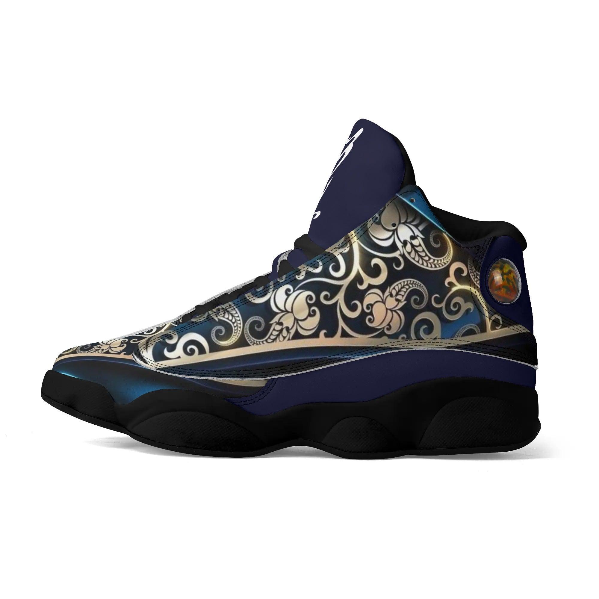 Men's Shoes White Black Outsole PU Leather Basketball Shoe - MES...Where