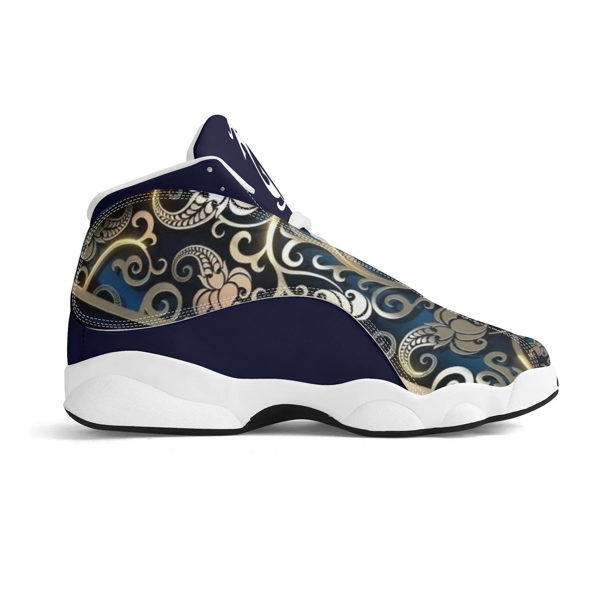 Men's Shoes White Black Outsole PU Leather Basketball Shoe - MES...Where