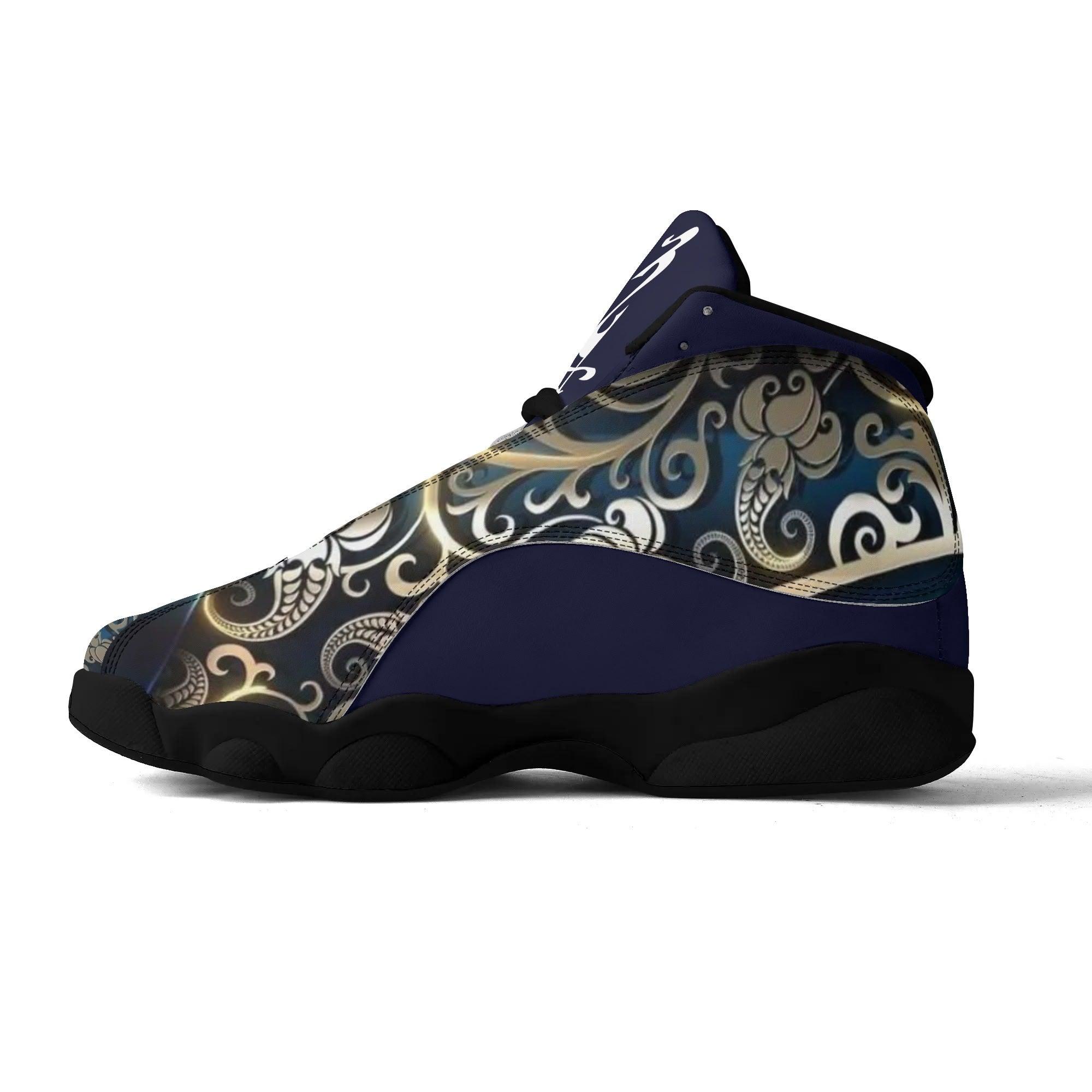 Men's Shoes White Black Outsole PU Leather Basketball Shoe - MES...Where