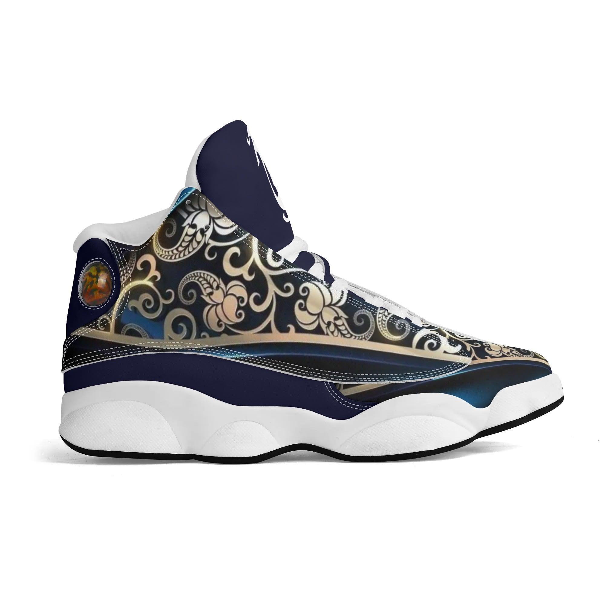 Men's Shoes White Black Outsole PU Leather Basketball Shoe - MES...Where