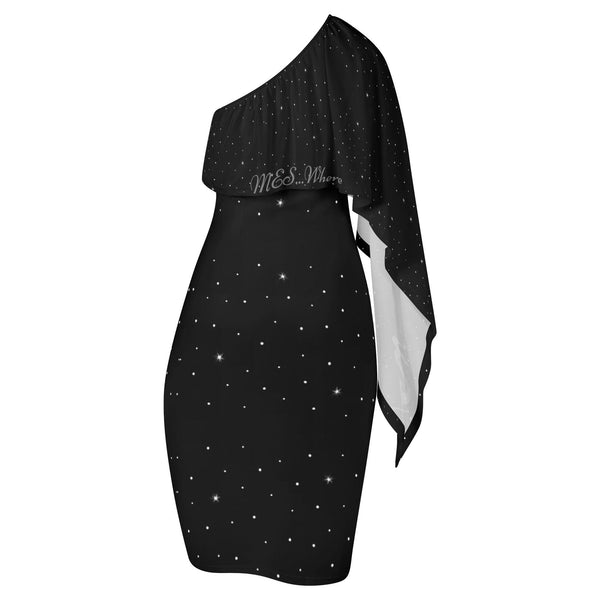 Women's Long Sleeve One Shoulder Party/Evening Dress