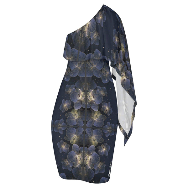 Women's Long Sleeve One Shoulder Party/Evening Dress