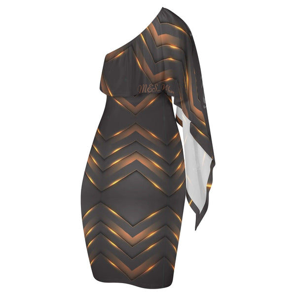 Women's Long Sleeve One Shoulder Party/Evening Dress
