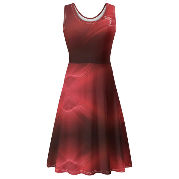 Women's Tank Dress Mini Wrap Round Sleeveless Sundress