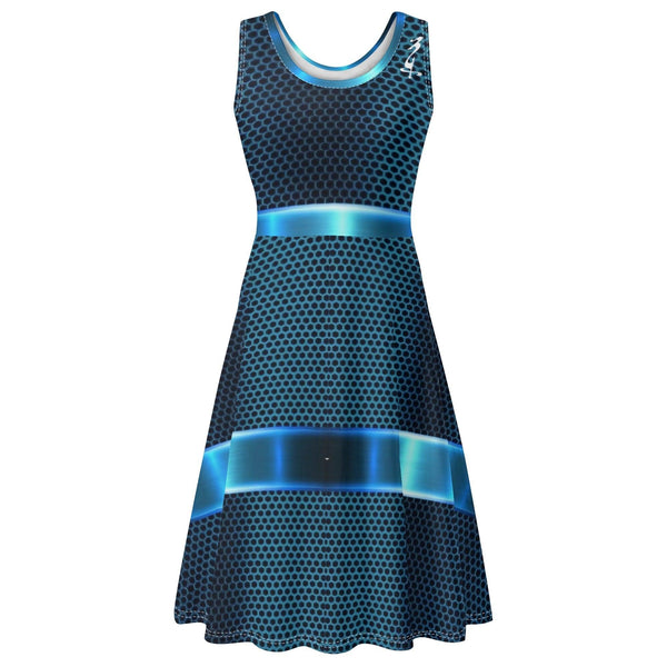 Women's Tank Dress Mini Wrap Round Sleeveless Sundress