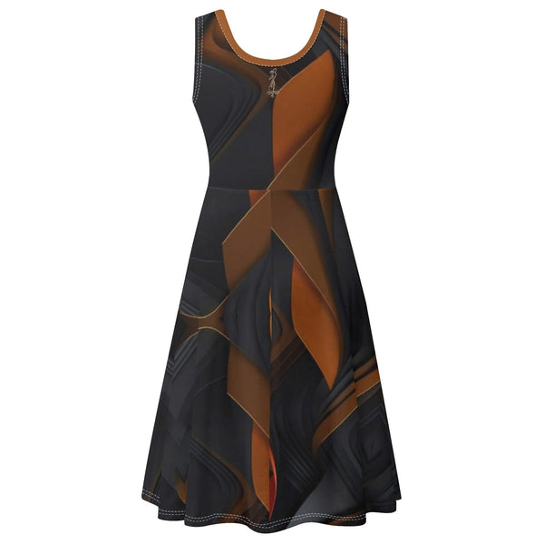 Women's Tank Dress Mini Wrap Round Sleeveless Sundress