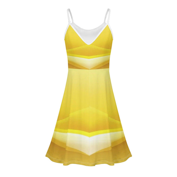Women's Lounge Sleeveless Adjustable Spaghetti Strap Short Swing Dress