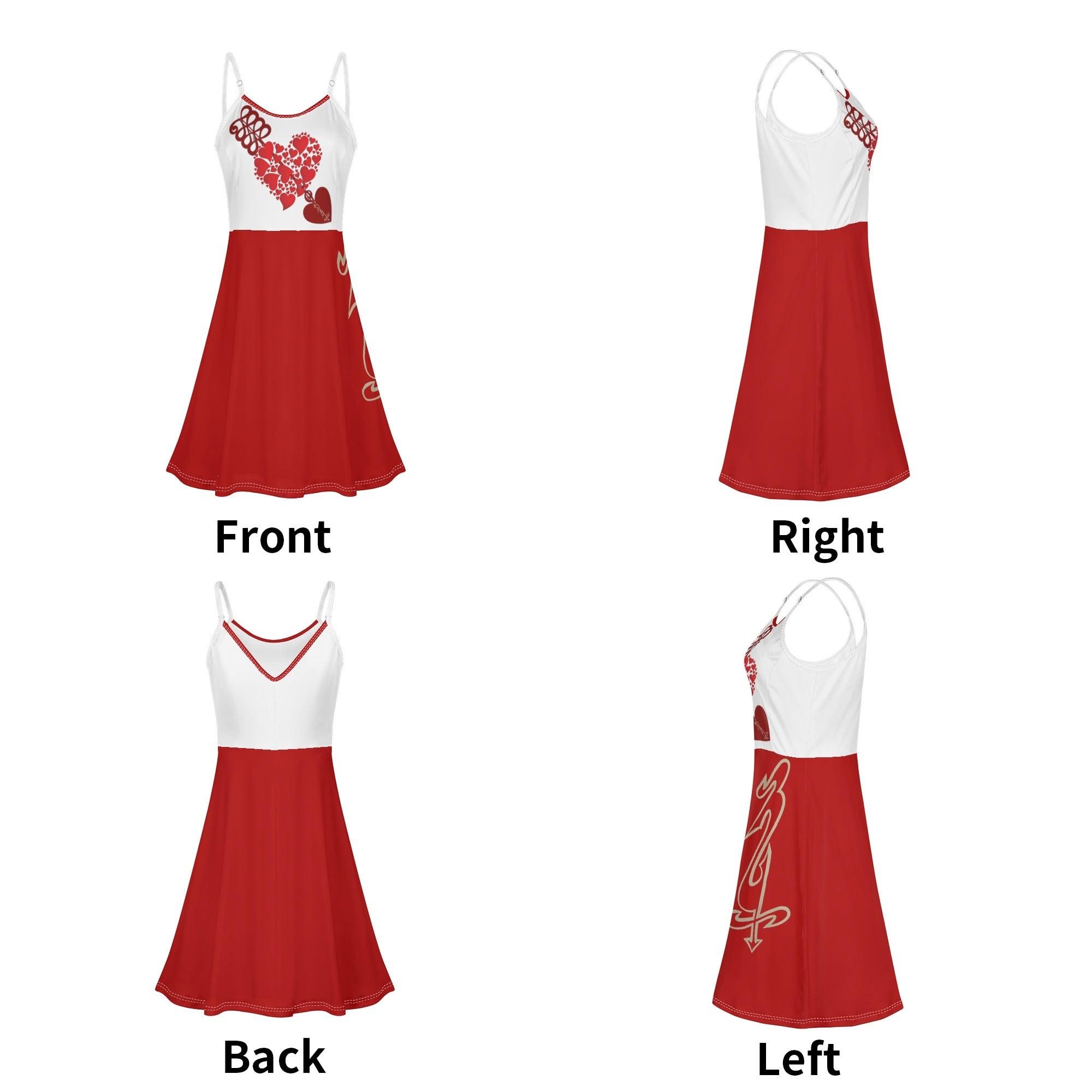 Women's Lounge Sleeveless Adjustable Spaghetti Strap Short Swing Dress - MES...Where