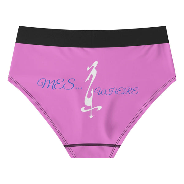 Womens Mid Waisted Briefs