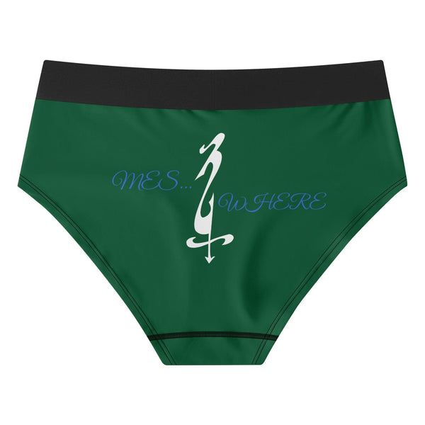 Womens Mid Waisted Briefs