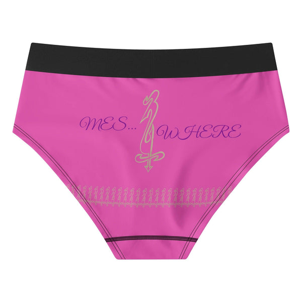 Womens Mid Waisted Briefs