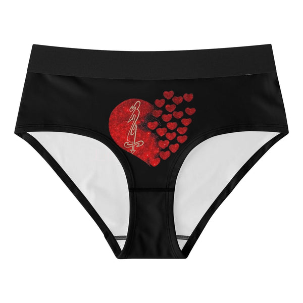 Womens Mid Waisted Briefs