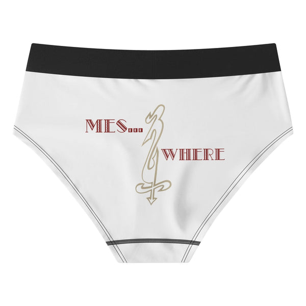 Womens Mid Waisted Briefs