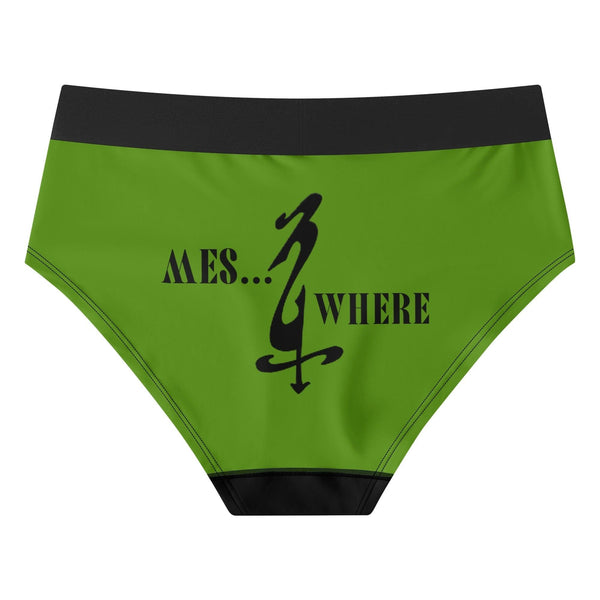 Womens Mid Waisted Briefs