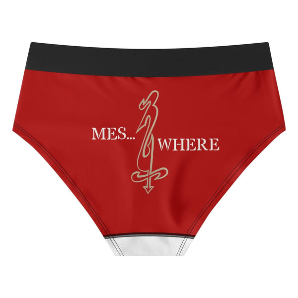 Womens Mid Waisted Briefs