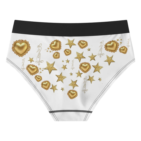Womens Mid Waisted Briefs
