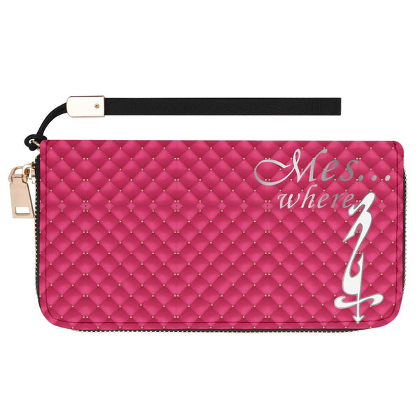 Clutch Leather Zipper Wallet