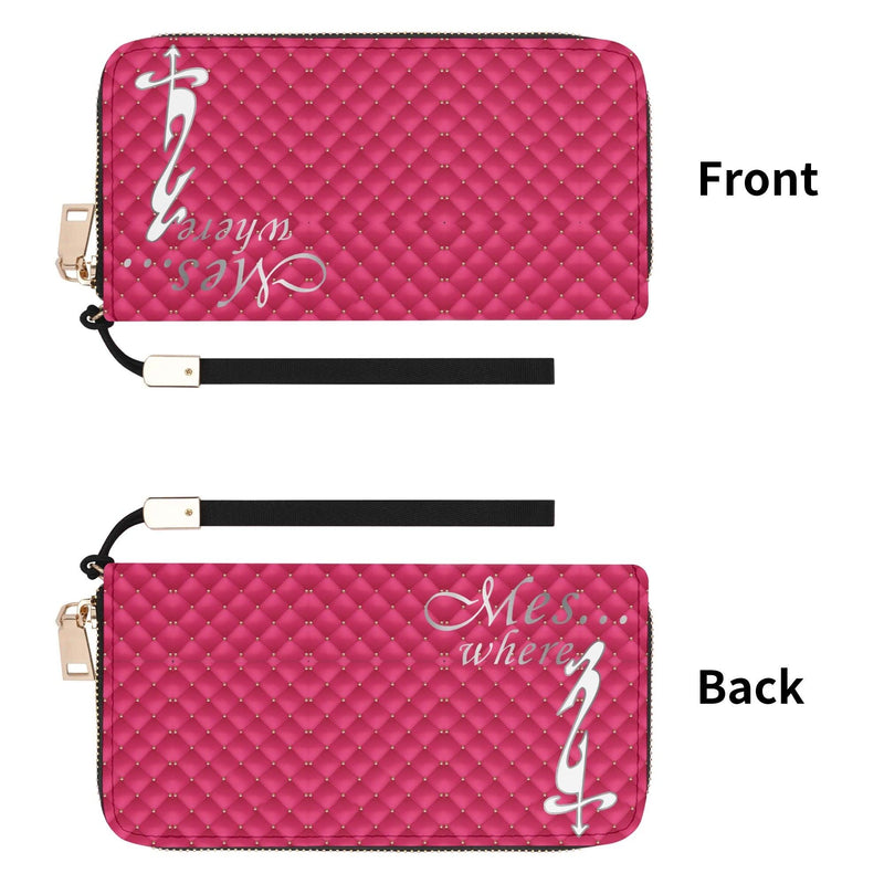 Clutch Leather Zipper Wallet