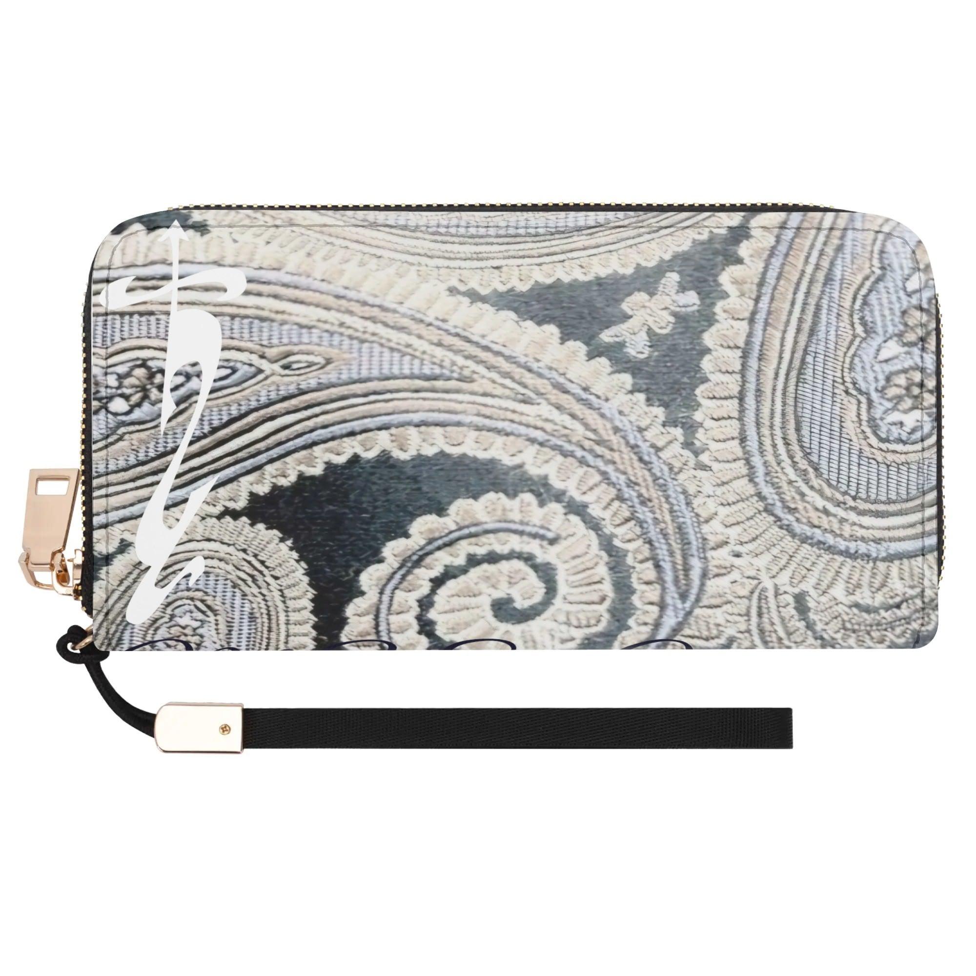 Clutch Leather Zipper Wallet - MES...Where