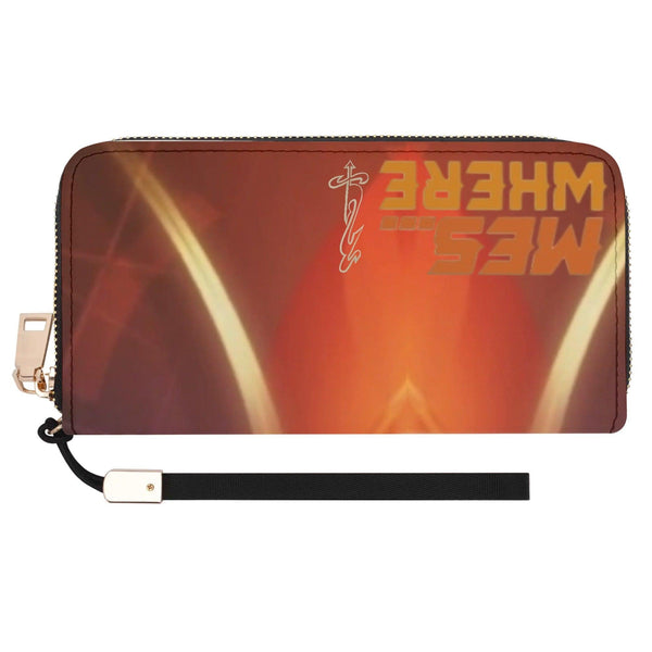 Clutch Leather Zipper Wallet