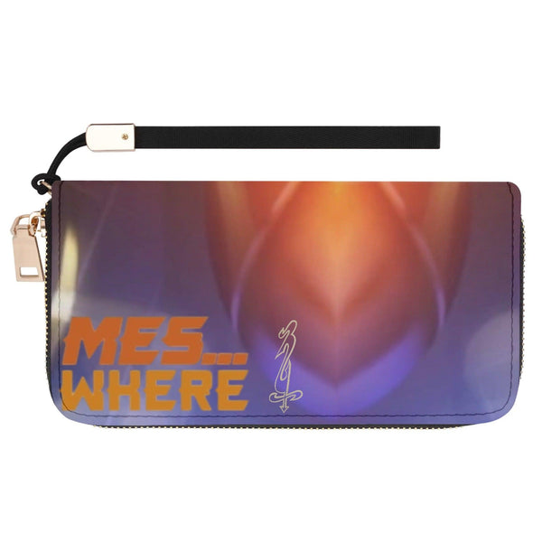 Clutch Leather Zipper Wallet