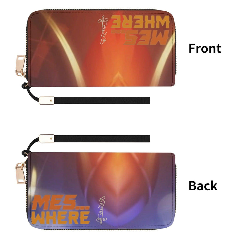 Clutch Leather Zipper Wallet