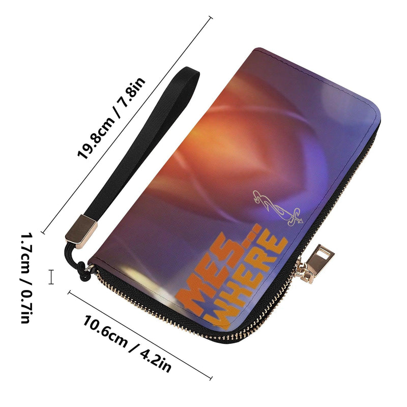 Clutch Leather Zipper Wallet