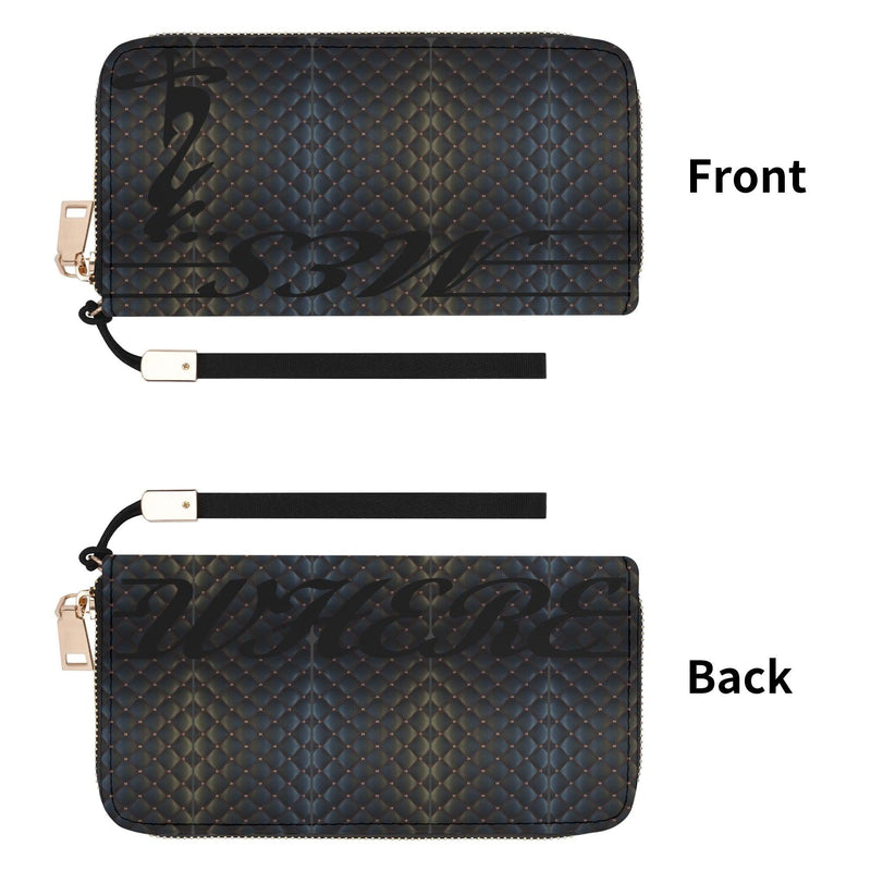 Clutch Leather Zipper Wallet