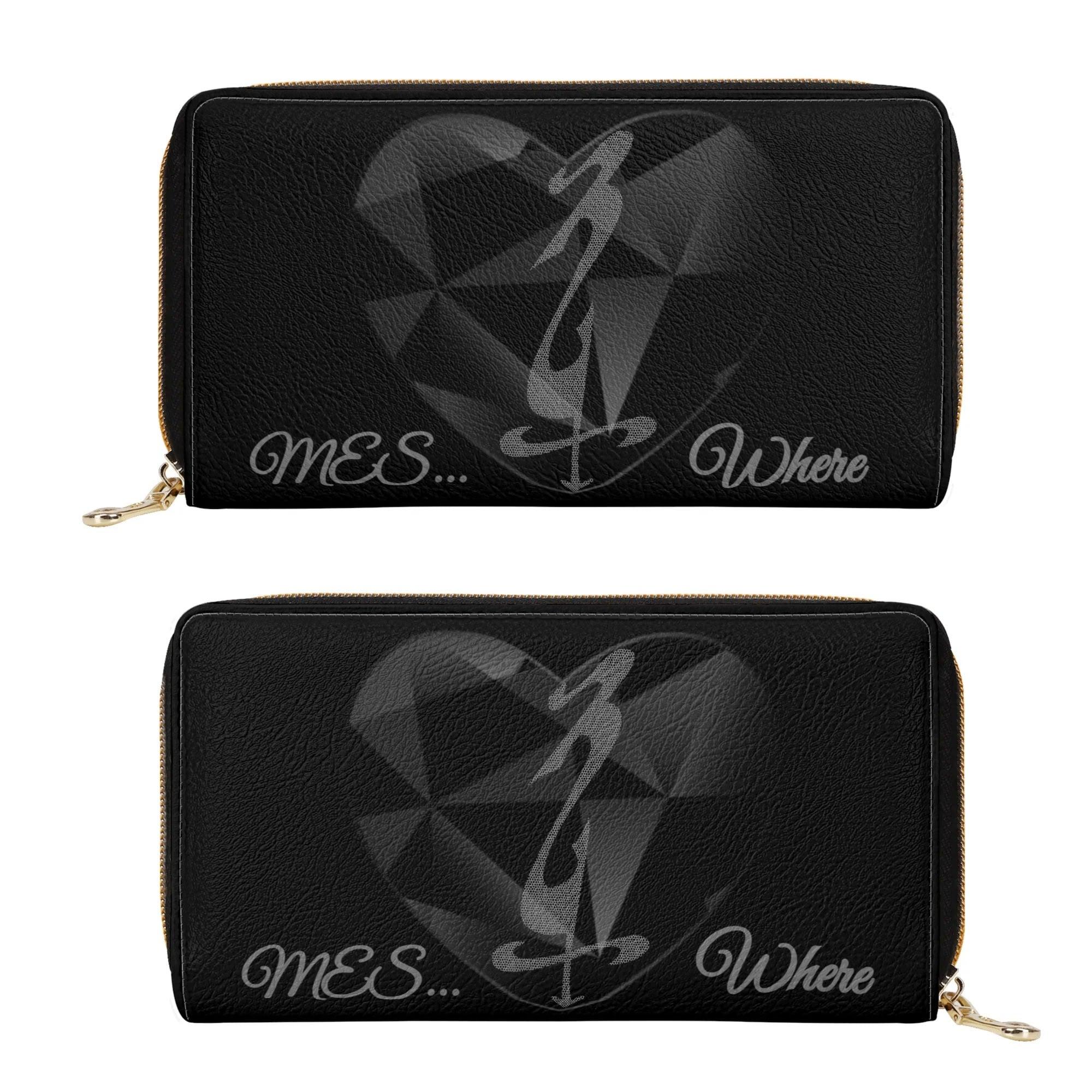 Clutch Leather Zipper Wallet - MES...Where