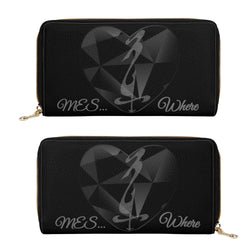 Clutch Leather Zipper Wallet