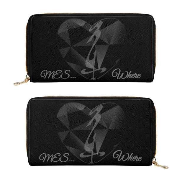 Clutch Leather Zipper Wallet