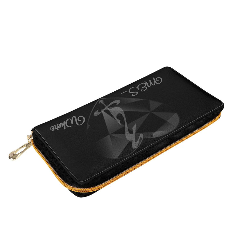 Clutch Leather Zipper Wallet