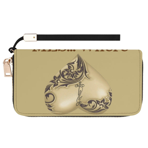 Clutch Leather Zipper Wallet