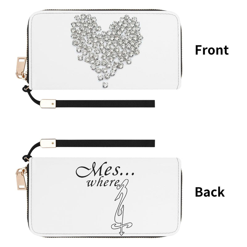 Clutch Leather Zipper Wallet