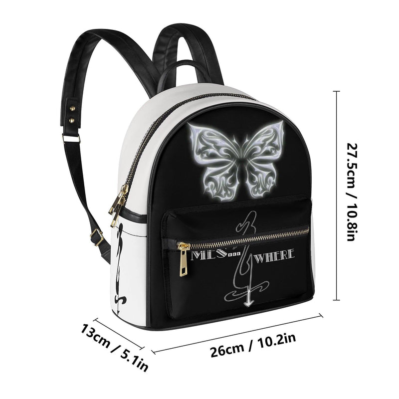 Women's Casual PU Leather Backpack