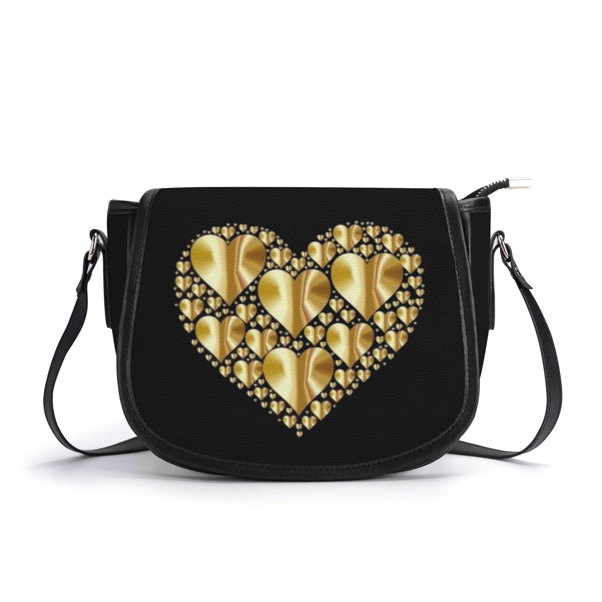 Women's Leather Saddle Bag - MES...Where