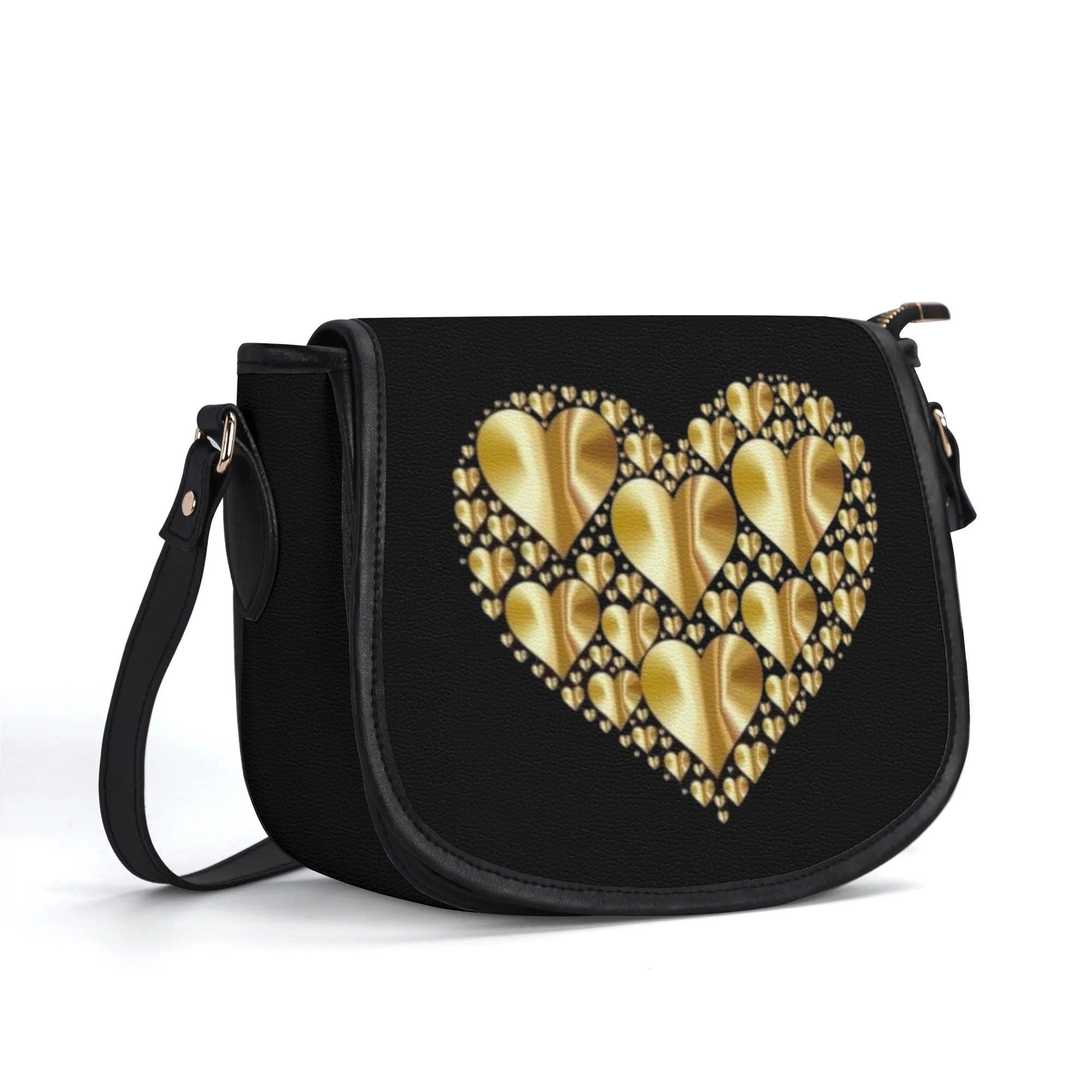 Women's Leather Saddle Bag - MES...Where