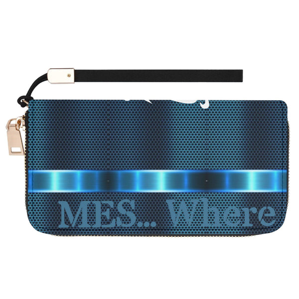 Clutch Leather Zipper Wallet