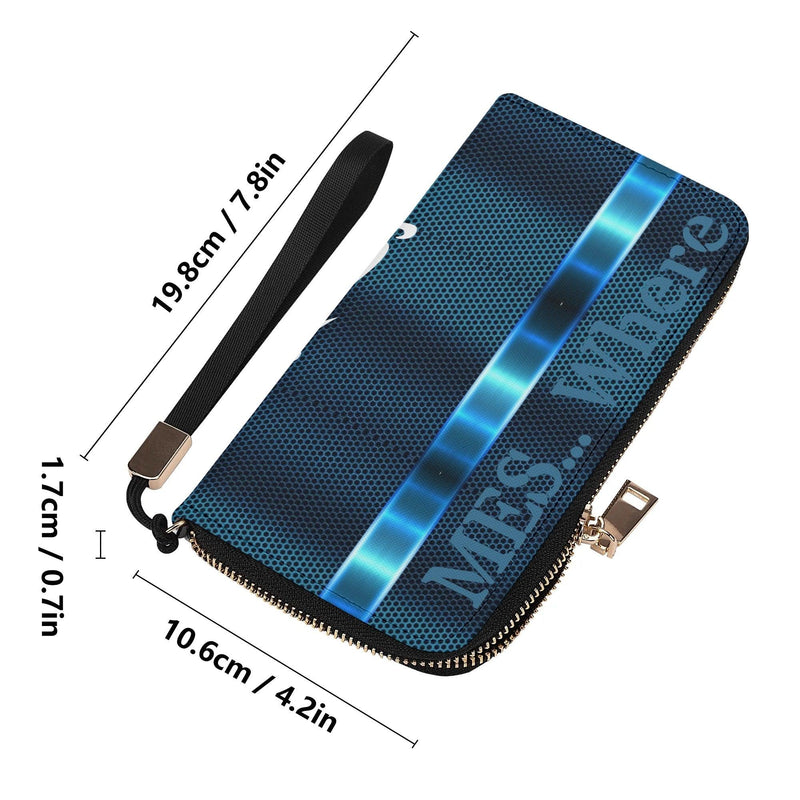 Clutch Leather Zipper Wallet