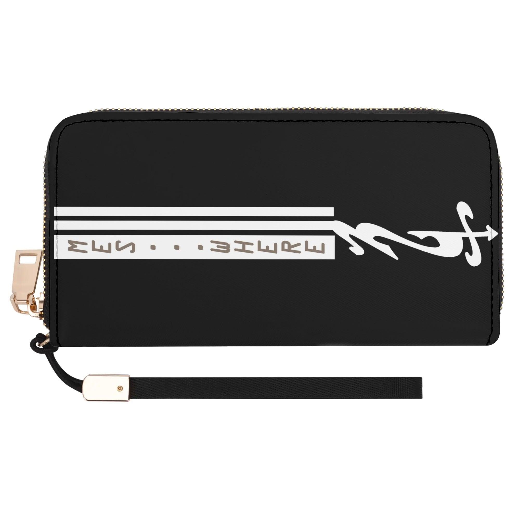 Clutch Leather Zipper Wallet - MES...Where