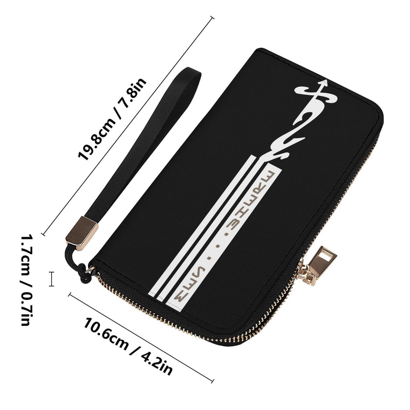 Clutch Leather Zipper Wallet