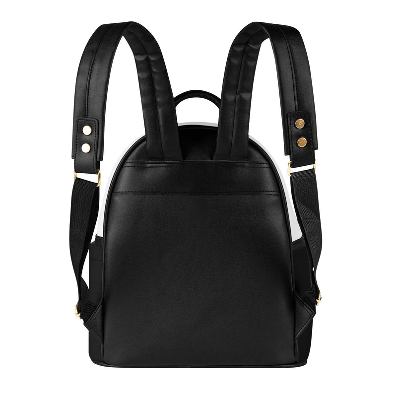 Men's Casual PU Leather Backpack