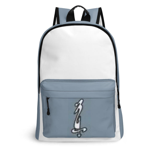 Men's 17 Inch Twill (PU) Leather School Backpack