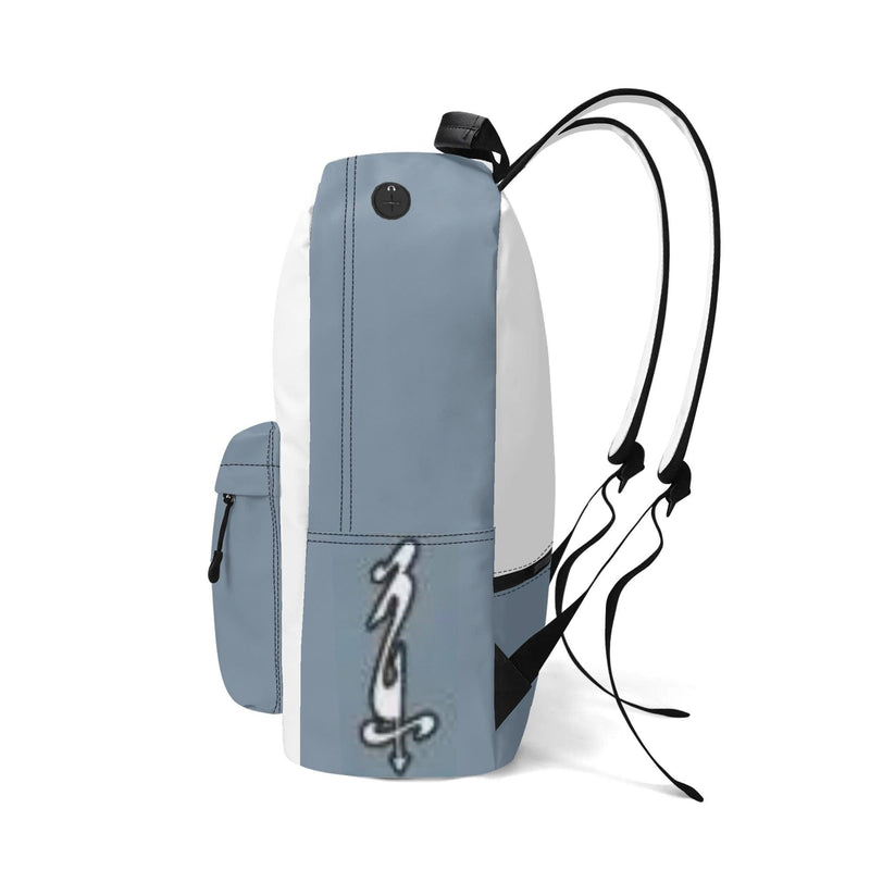 Men's 17 Inch Twill (PU) Leather School Backpack
