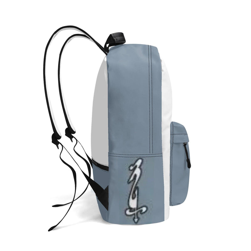 Men's 17 Inch Twill (PU) Leather School Backpack