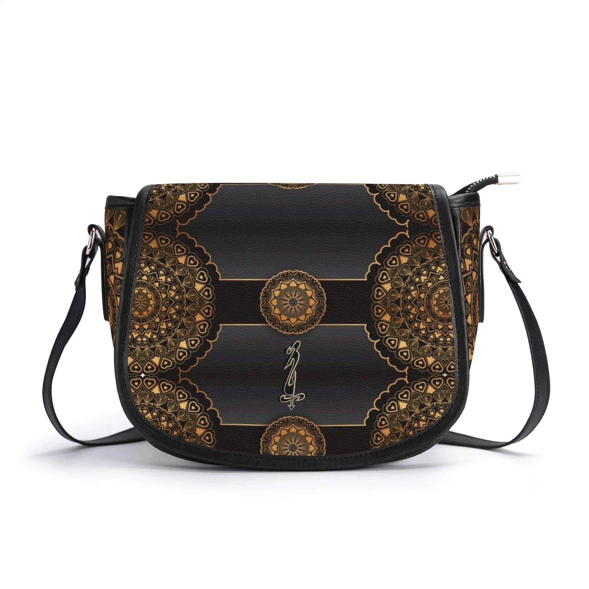 Women's Leather Saddle Bag - MES...Where