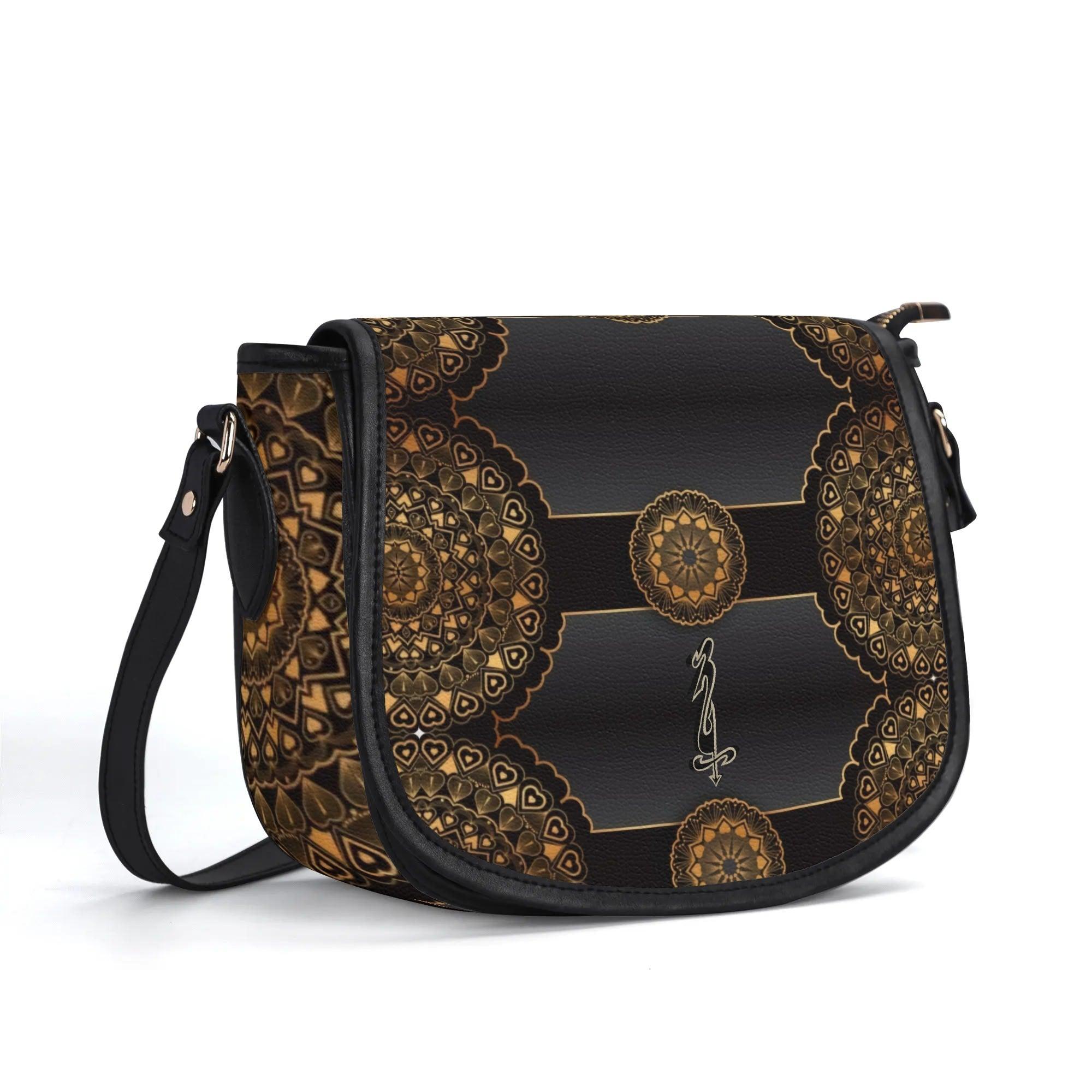 Women's Leather Saddle Bag - MES...Where