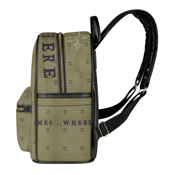 Women's Casual PU Leather Backpack